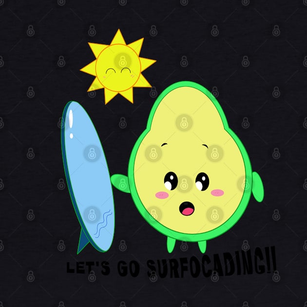 Surfing Avocado by yudoodliez